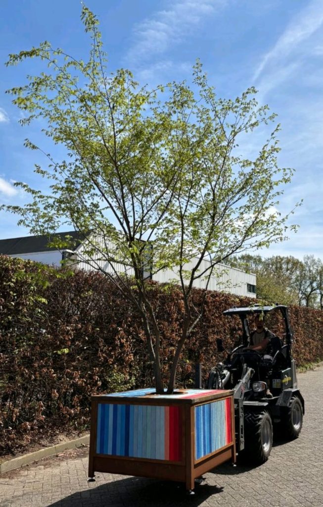 boombak van gerecycled kunststof